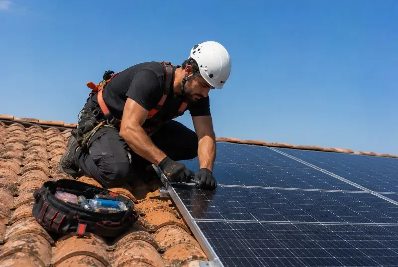 Maintenance et monitoring de panneaux solaires à Rabastens
